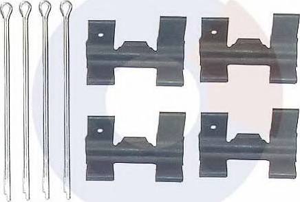 Carrab Brake Parts 2020 - Kit d'accessoires, plaquette de frein à disque cwaw.fr