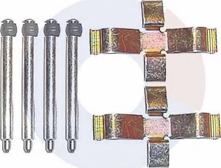 Carrab Brake Parts 2128 - Kit d'accessoires, plaquette de frein à disque cwaw.fr