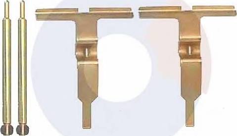 Carrab Brake Parts 2280 - Kit d'accessoires, plaquette de frein à disque cwaw.fr