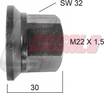 Casals 21176 - Écrou de roue cwaw.fr