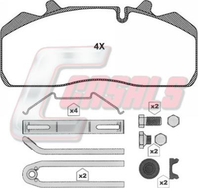 Textar 2915929824 - Kit de plaquettes de frein, frein à disque cwaw.fr