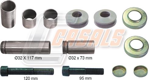 Casals MD545 - Kit de réparation, étrier de frein cwaw.fr