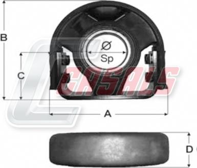 Casals ST60 - Suspension, arbre de cardan cwaw.fr