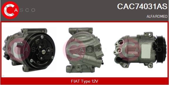 Casco CAC74031AS - Compresseur, climatisation cwaw.fr