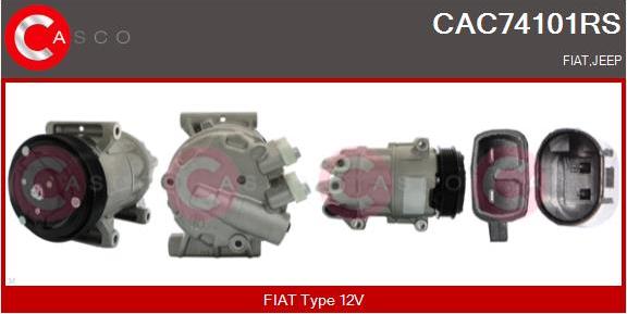 Casco CAC74101RS - Compresseur, climatisation cwaw.fr