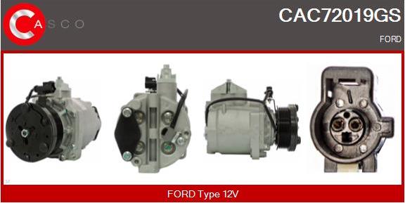 Casco CAC72019GS - Compresseur, climatisation cwaw.fr
