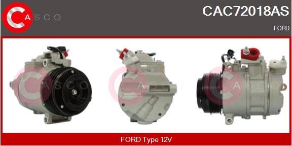 Casco CAC72018AS - Compresseur, climatisation cwaw.fr