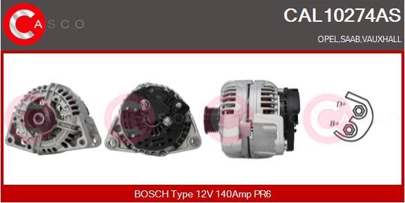 Casco CAL10274AS - Alternateur cwaw.fr