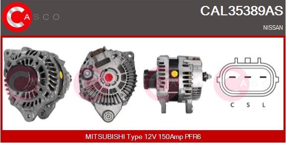 Casco CAL35389AS - Alternateur cwaw.fr