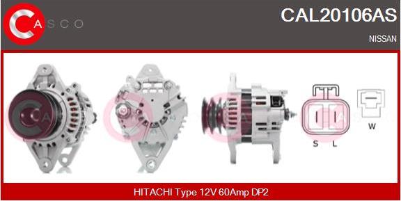 Casco CAL20106AS - Alternateur cwaw.fr
