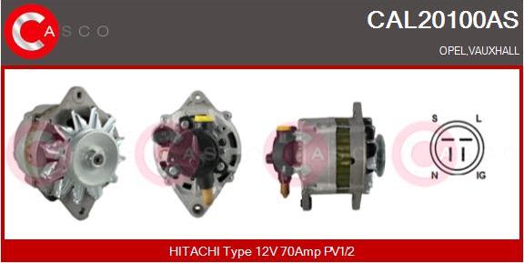 Casco CAL20100AS - Alternateur cwaw.fr