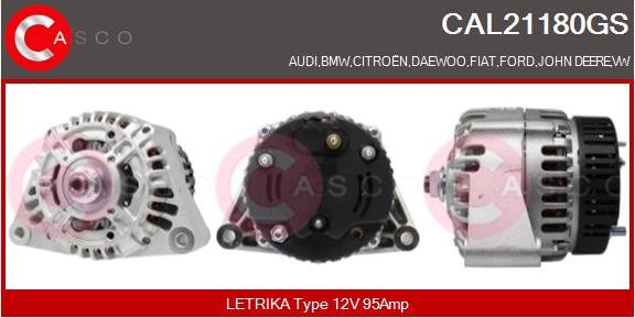 Casco CAL21180GS - Alternateur cwaw.fr