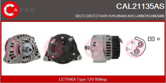 Casco CAL21135AS - Alternateur cwaw.fr