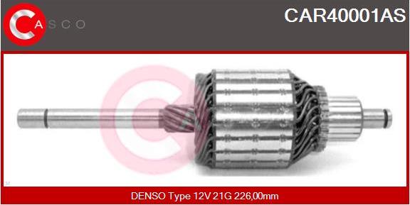 Casco CAR40001AS - Induit, démarreur cwaw.fr