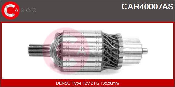 Casco CAR40007AS - Induit, démarreur cwaw.fr