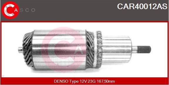 Casco CAR40012AS - Induit, démarreur cwaw.fr