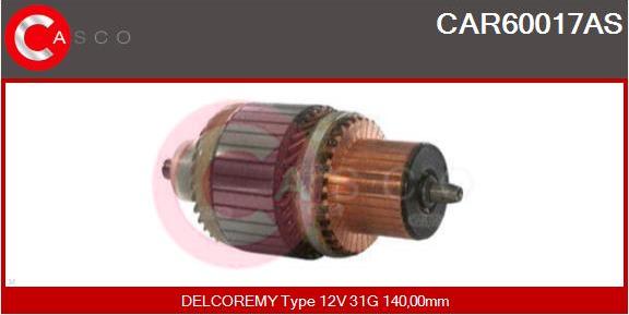 Casco CAR60017AS - Induit, démarreur cwaw.fr