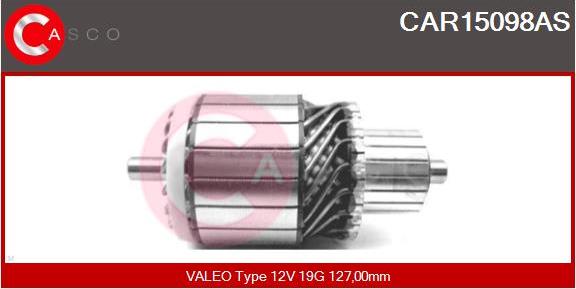 Casco CAR15098AS - Induit, démarreur cwaw.fr