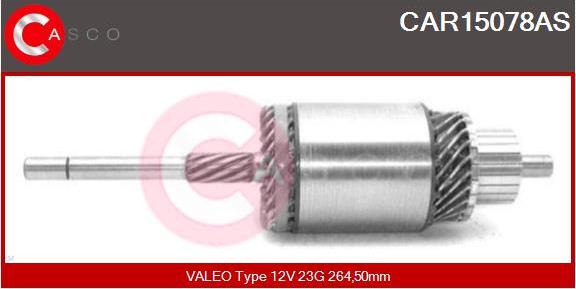 Casco CAR15078AS - Induit, démarreur cwaw.fr