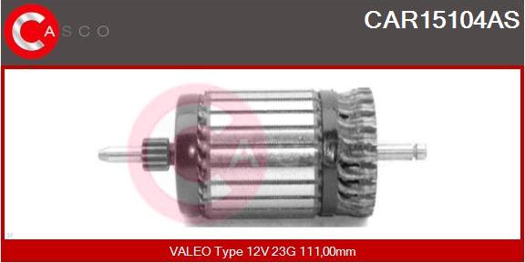 Casco CAR15104AS - Induit, démarreur cwaw.fr