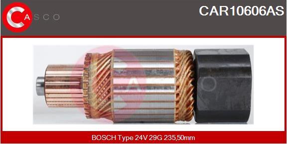 Casco CAR10606AS - Induit, démarreur cwaw.fr