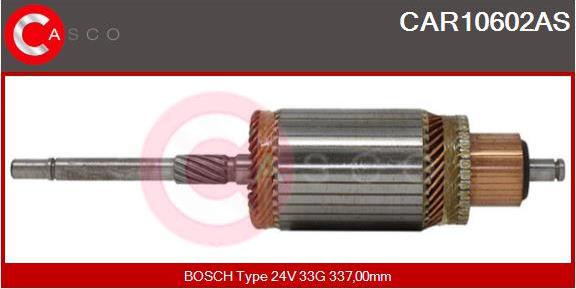 Casco CAR10602AS - Induit, démarreur cwaw.fr