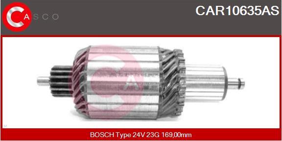 Casco CAR10635AS - Induit, démarreur cwaw.fr