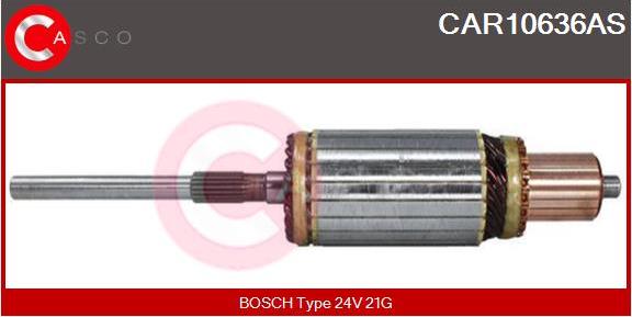 Casco CAR10636AS - Induit, démarreur cwaw.fr