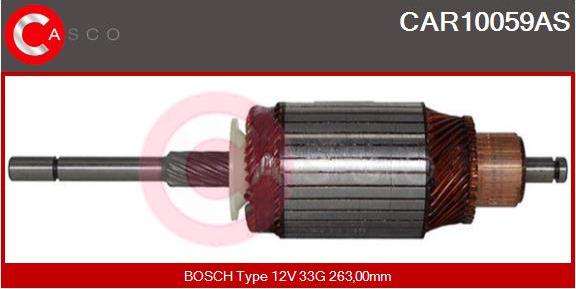 Casco CAR10059AS - Induit, démarreur cwaw.fr