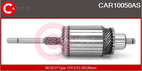 Casco CAR10050AS - Induit, démarreur cwaw.fr