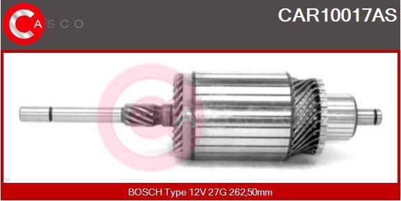 Casco CAR10017AS - Induit, démarreur cwaw.fr