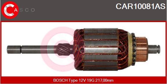 Casco CAR10081AS - Induit, démarreur cwaw.fr