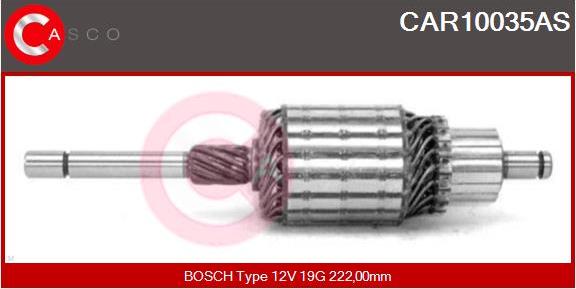 Casco CAR10035AS - Induit, démarreur cwaw.fr