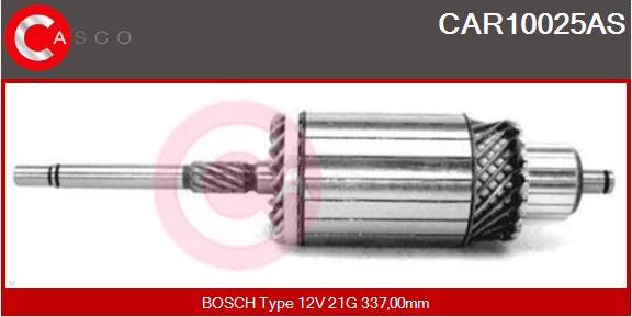 Casco CAR10025AS - Induit, démarreur cwaw.fr