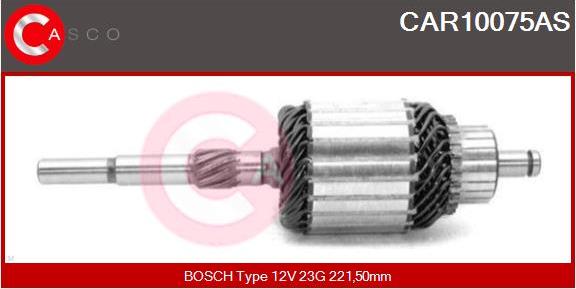 Casco CAR10075AS - Induit, démarreur cwaw.fr