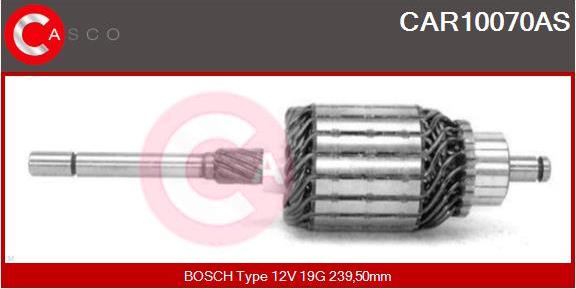 Casco CAR10070AS - Induit, démarreur cwaw.fr