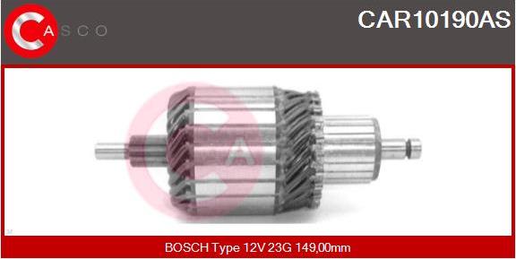 Casco CAR10190AS - Induit, démarreur cwaw.fr