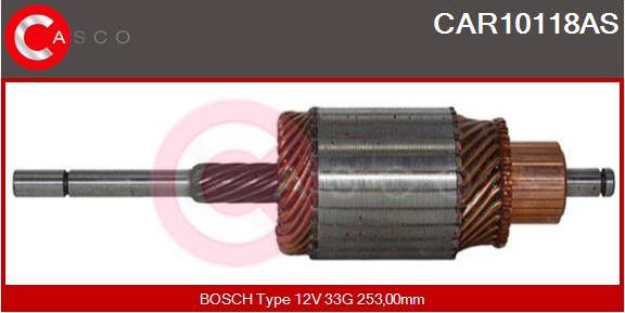 Casco CAR10118AS - Induit, démarreur cwaw.fr