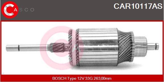 Casco CAR10117AS - Induit, démarreur cwaw.fr