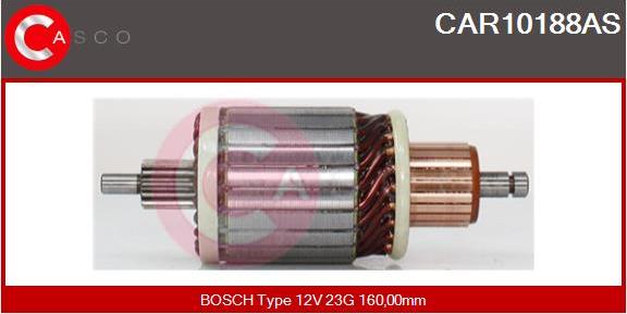 Casco CAR10188AS - Induit, démarreur cwaw.fr