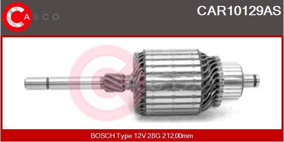 Casco CAR10129AS - Induit, démarreur cwaw.fr