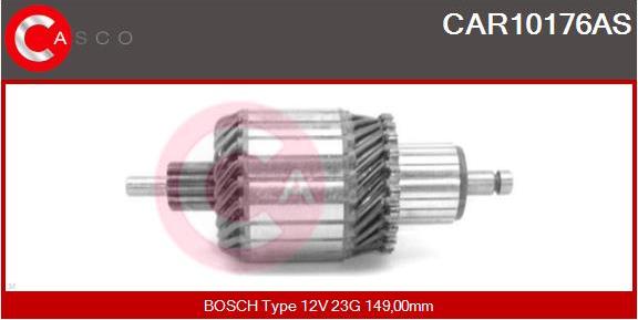 Casco CAR10176AS - Induit, démarreur cwaw.fr