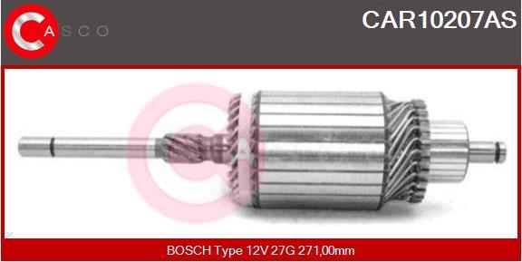 Casco CAR10207AS - Induit, démarreur cwaw.fr