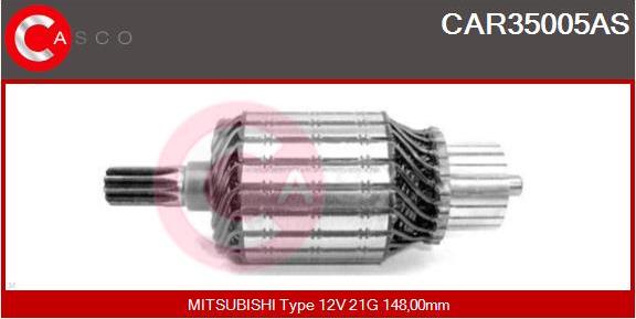 Casco CAR35005AS - Induit, démarreur cwaw.fr