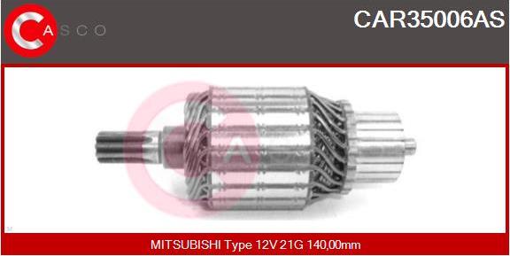 Casco CAR35006AS - Induit, démarreur cwaw.fr