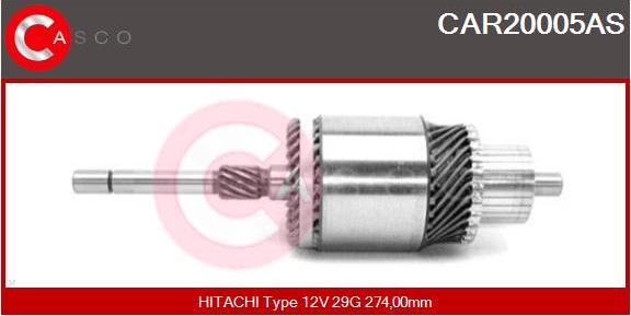 Casco CAR20005AS - Induit, démarreur cwaw.fr