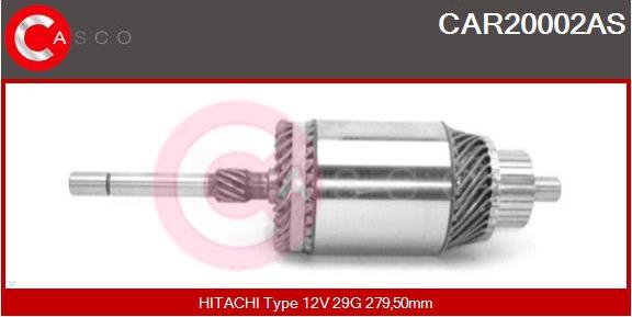 Casco CAR20002AS - Induit, démarreur cwaw.fr