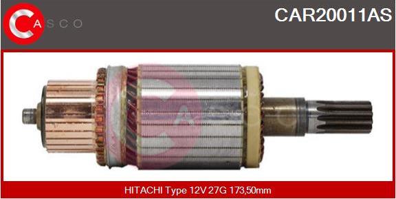 Casco CAR20011AS - Induit, démarreur cwaw.fr