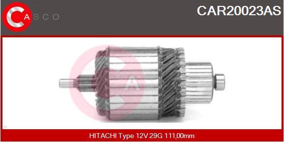 Casco CAR20023AS - Induit, démarreur cwaw.fr