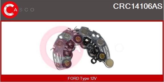 Casco CRC14106AS - Pont de diodes, alternateur cwaw.fr